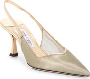 Jimmy Choo Staz Mesh Pointed Toe Slingback Pump (Nordstrom Exclusive)