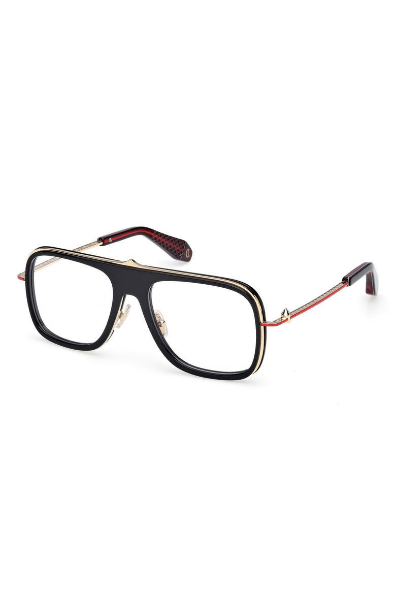 Christian Louboutin 58mm Navigator Optical Glasses, Alternate, color, 