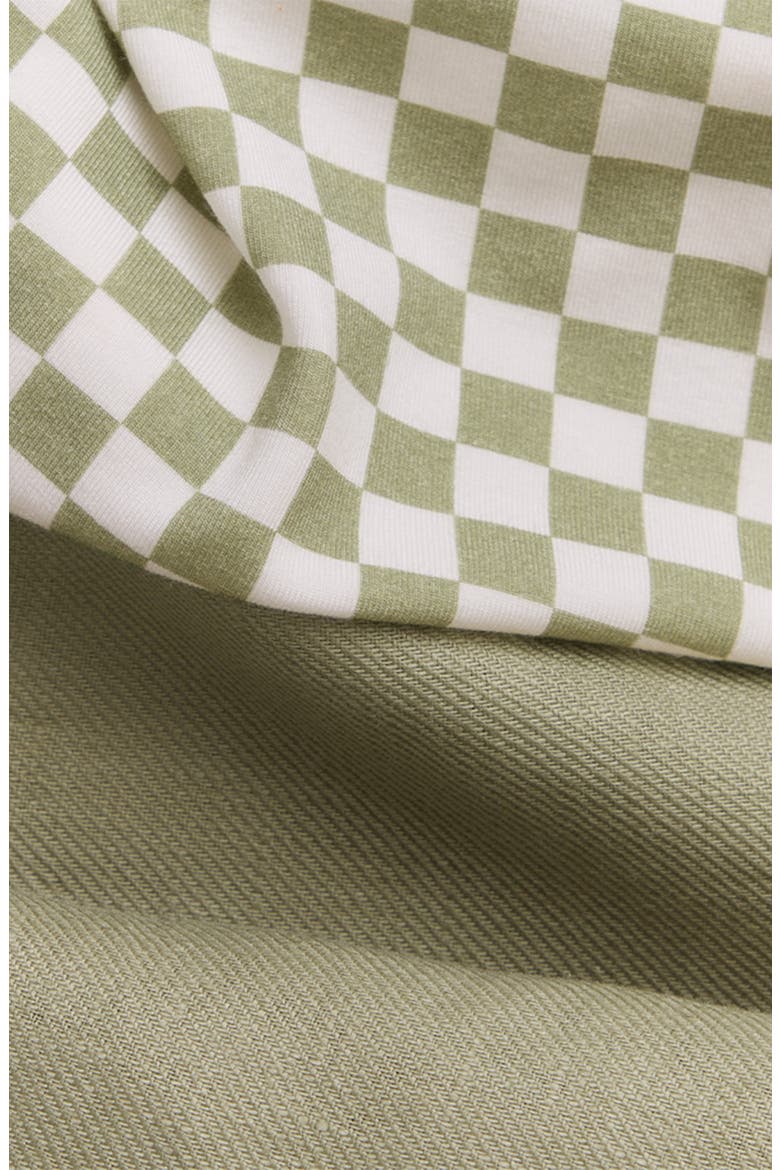 Buckle Carrier, Alternate, color, SAGE CHEQUER