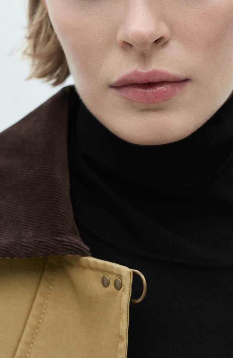 MANGO Fine Knit Turtleneck Sweater, Alternate, color,