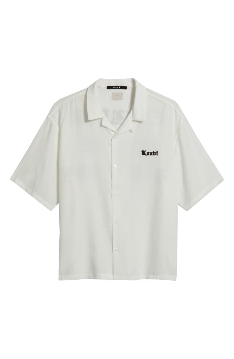 Ksubi End Diner Logo Camp Shirt, Alternate, color, 