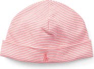 Ralph Lauren Stripe Logo Embroidered Beanie