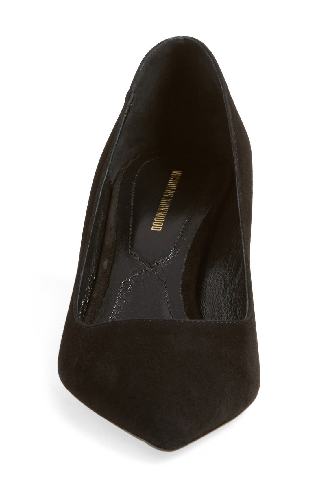 'Maeva' Ankle Boot, Alternate, color, BLACK
