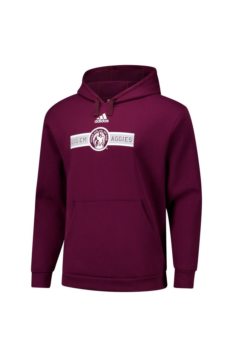 adidas Men's adidas Maroon Texas A&M Aggies Hero Fleece Pullover Hoodie, Alternate, color, Maroon