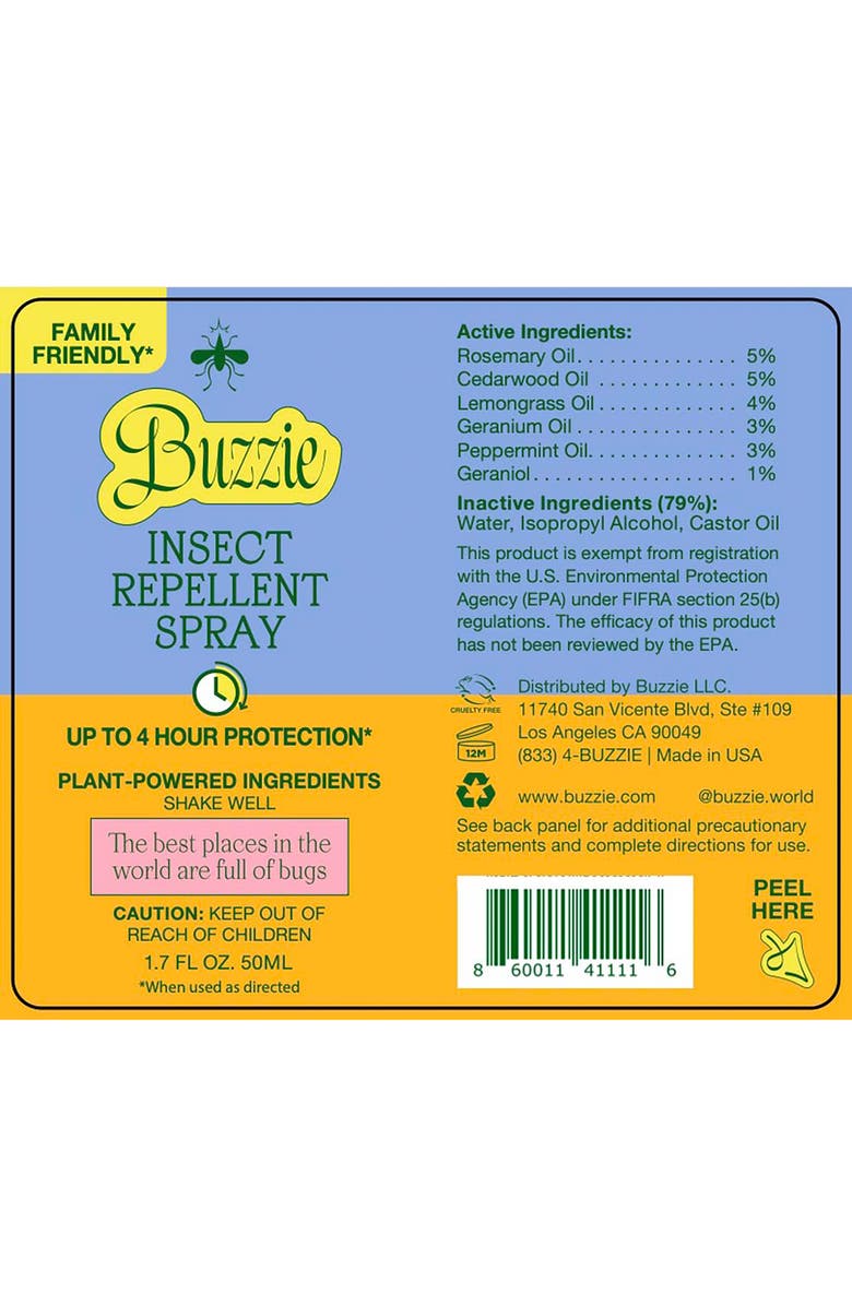 Buzzie Insect Repellent, Alternate, color, 
