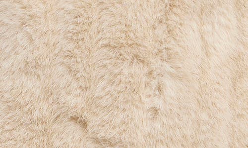 La Fiorentina Faux Fur Bucket Hat In Gray