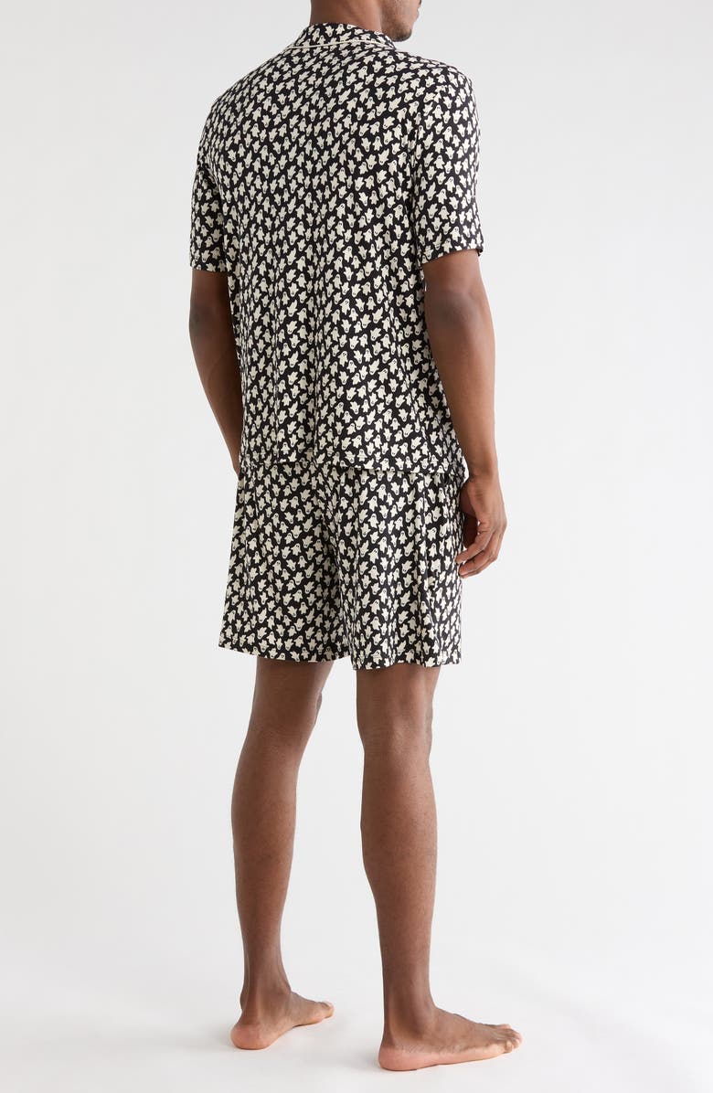 ENZOS INACTIVE WEAR Enzo's Dixie Short Pajamas, Alternate, color, Ghost Print