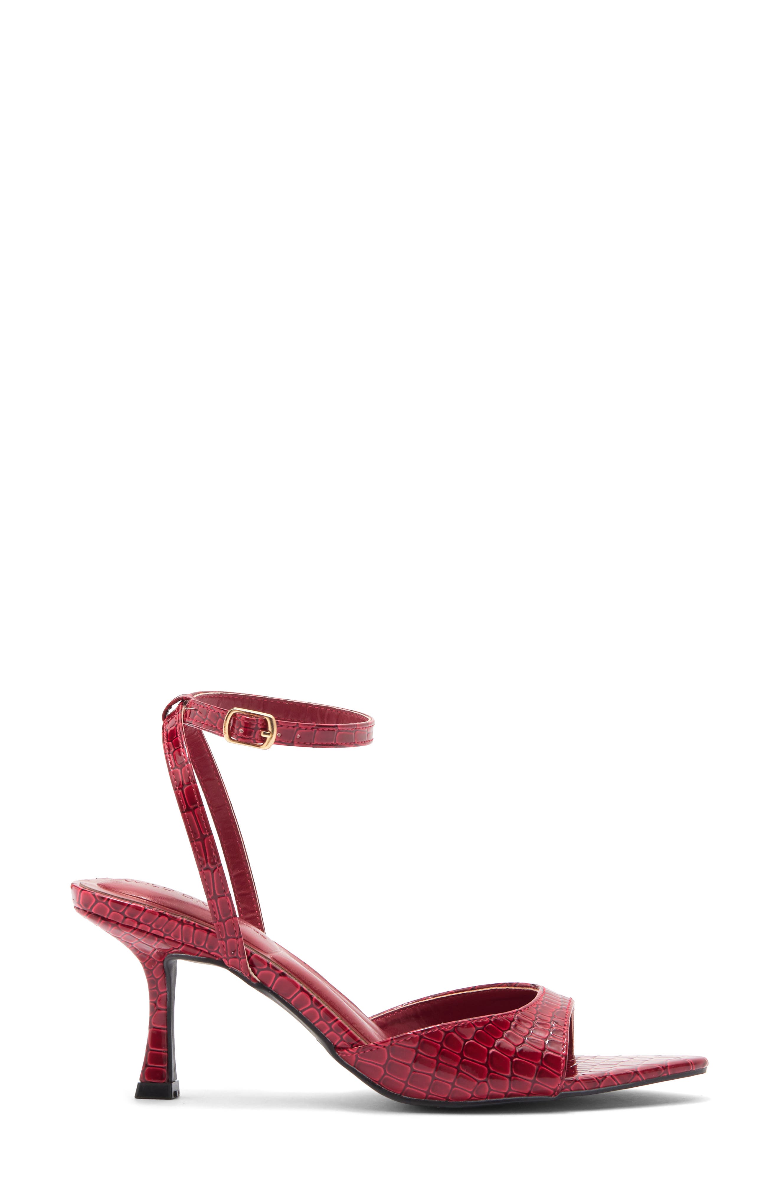 Rave Sandal, Alternate, color, RED CROCO