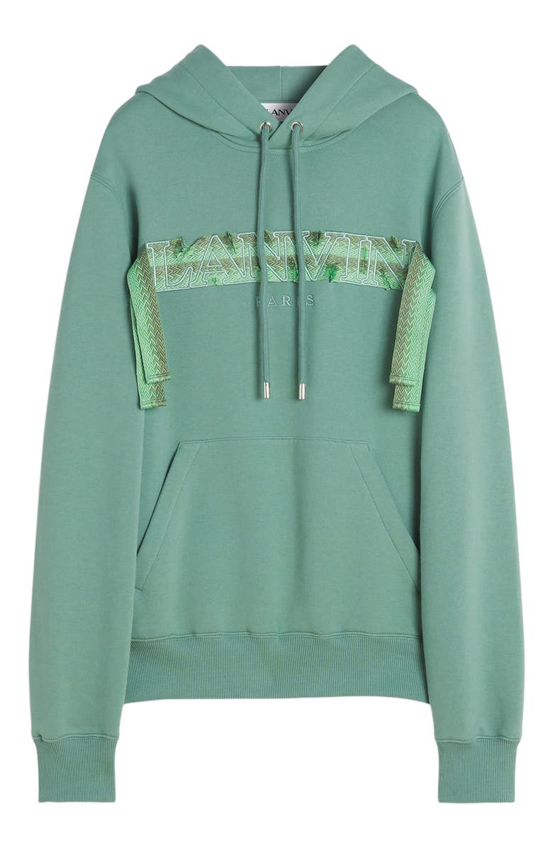 Lanvin CURB LACE HOODIE, Alternate, color, 