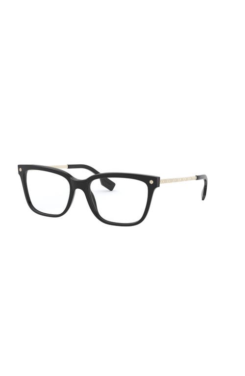 Burberry 54mm Square Optical Glasses In Black