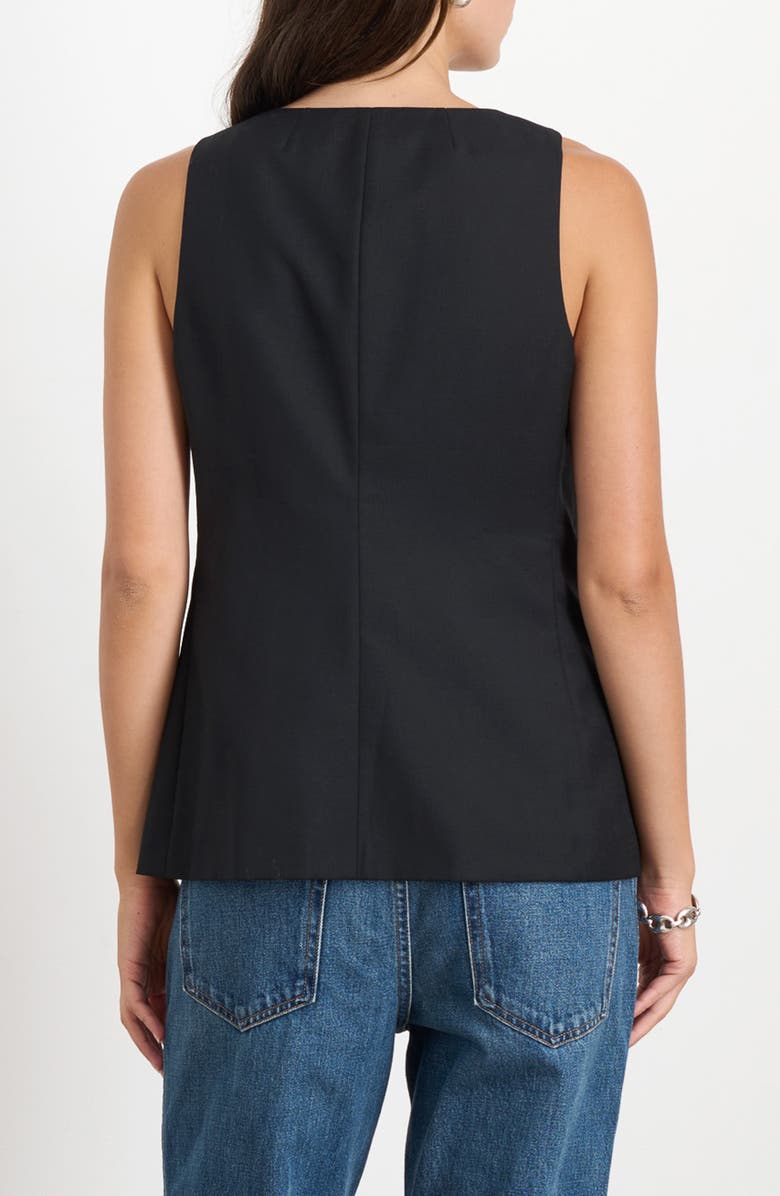 Alex Mill Anna Long Cutaway Vest, Alternate, color, 