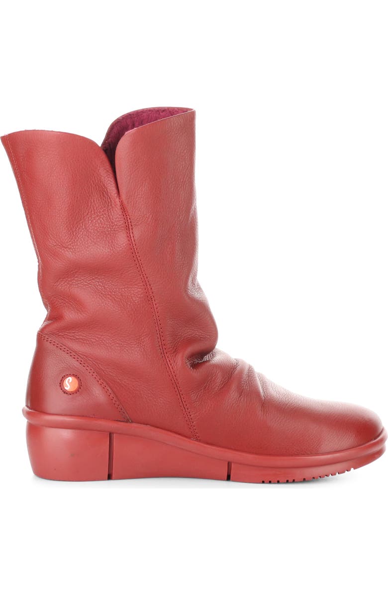 Softinos by Fly London Rott Wedge Boot, Alternate, color, Red