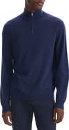 Theory Hilles Quarter Zip Cashmere Sweater