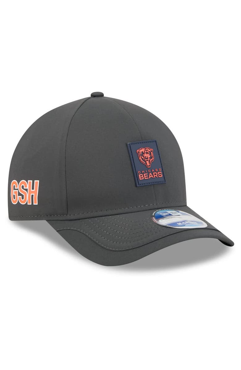 New Era Men's New Era Charcoal Chicago Bears 2025 Sideline Cold Weather 9FORTY M-Crown Adjustable Hat, Alternate, color, 