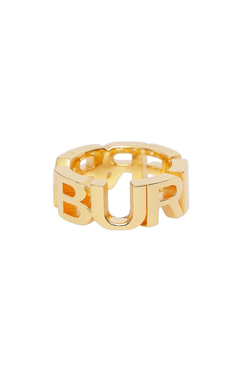 Burberry Logo Ring, Main, color, 