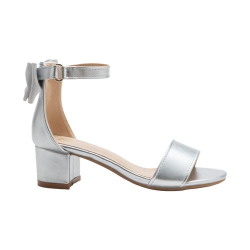 Tulleen Metallic-finish Block-heels Sandals In Silver