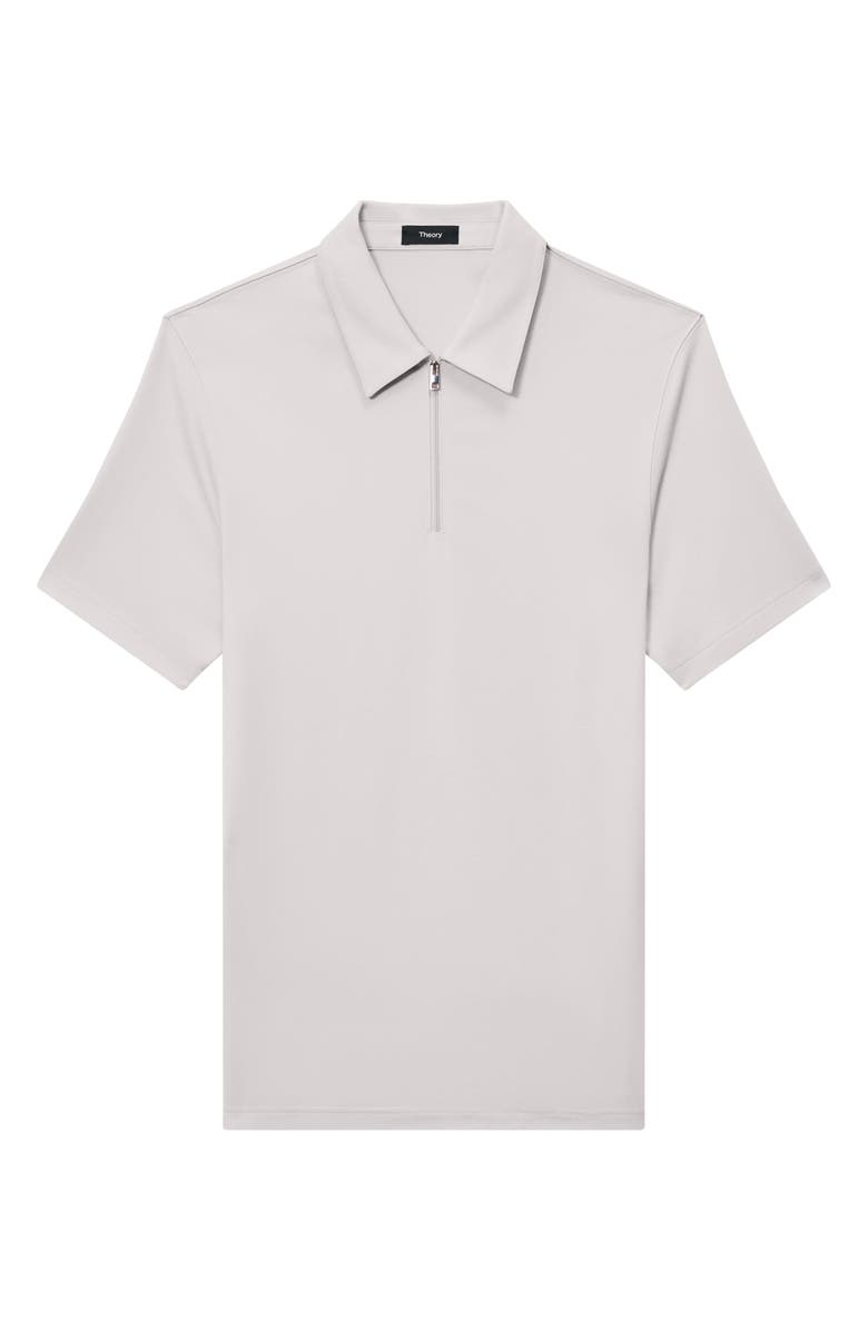 Theory Ryder Zip Polo, Alternate, color, Fog
