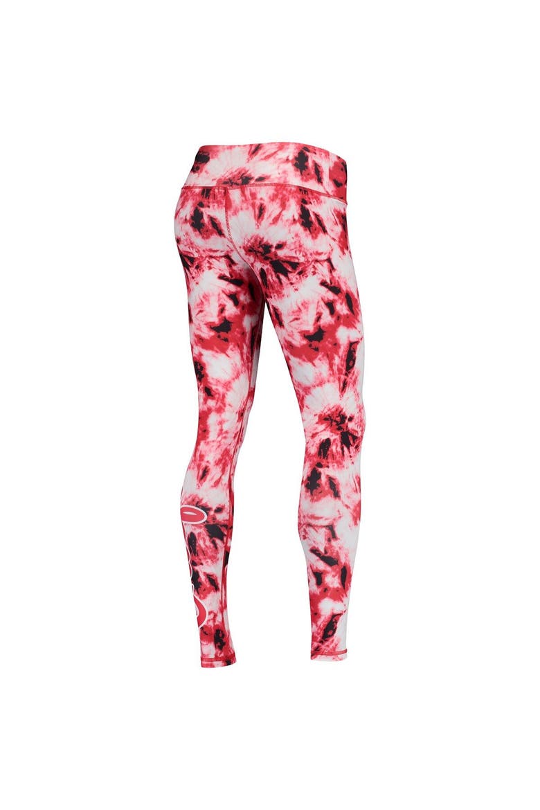 Women's FOCO Red Kansas City Chiefs Tie-Dye Leggings, Alternate, color, Red