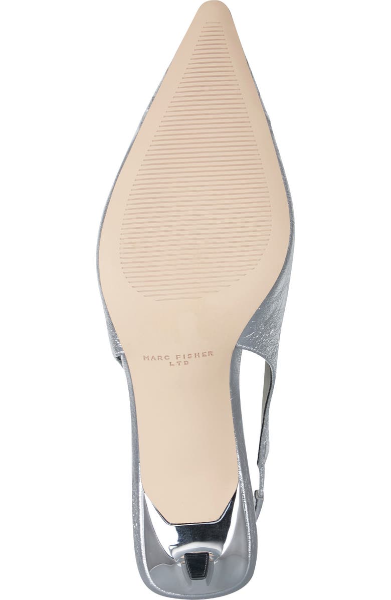 Marc Fisher LTD Rilly Slingback Pump, Alternate, color, Metallic Silver