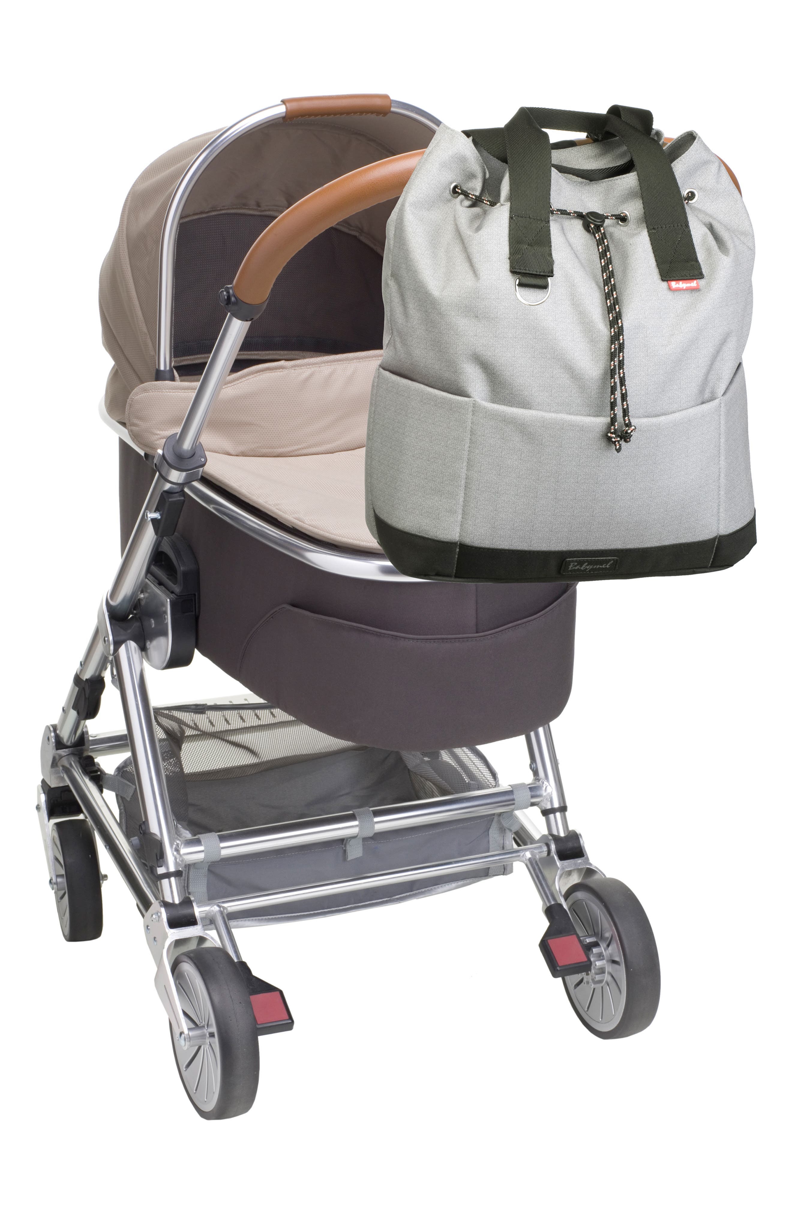 Babymel Eco Top N' Tail Convertible Diaper Backpack, Alternate, color, 