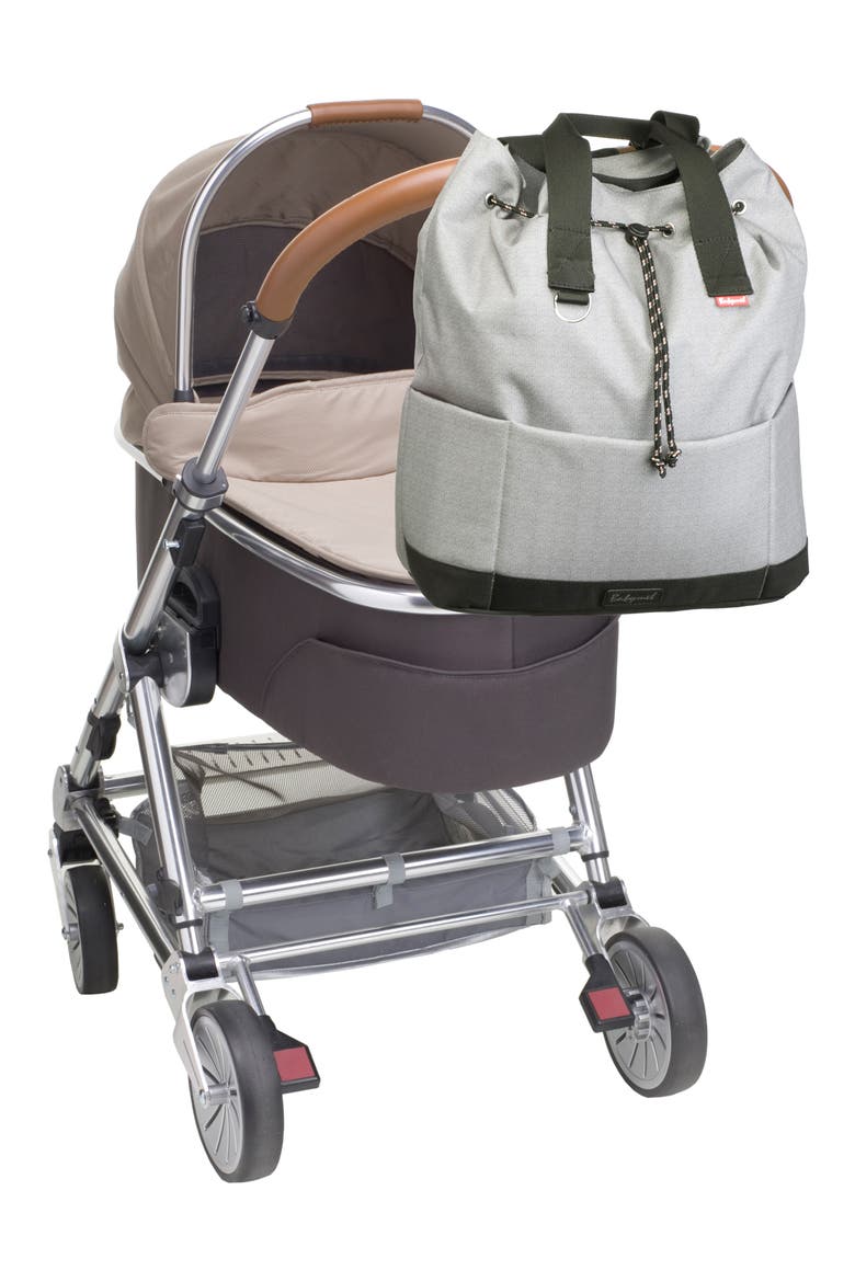Eco Top N' Tail Convertible Diaper Backpack, Alternate, color, GREY