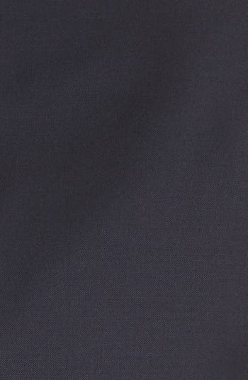 Trim Fit Solid Wool Suit