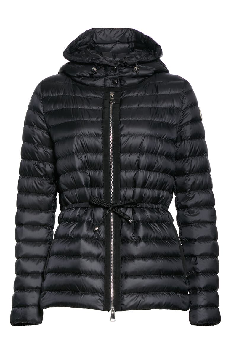 Moncler Raie Tie Waist Water Resistant Lightweight Down Puffer Jacket, Alternate, color, 