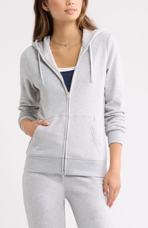 Slim Fit Zip Hoodie