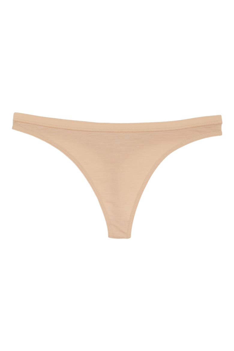 Siren Merino Wool Blend Thong, Alternate, color, PRALINE