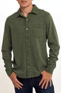 Threads 4 Thought Dorain Mineral Wash Knit Button-Up Shirt