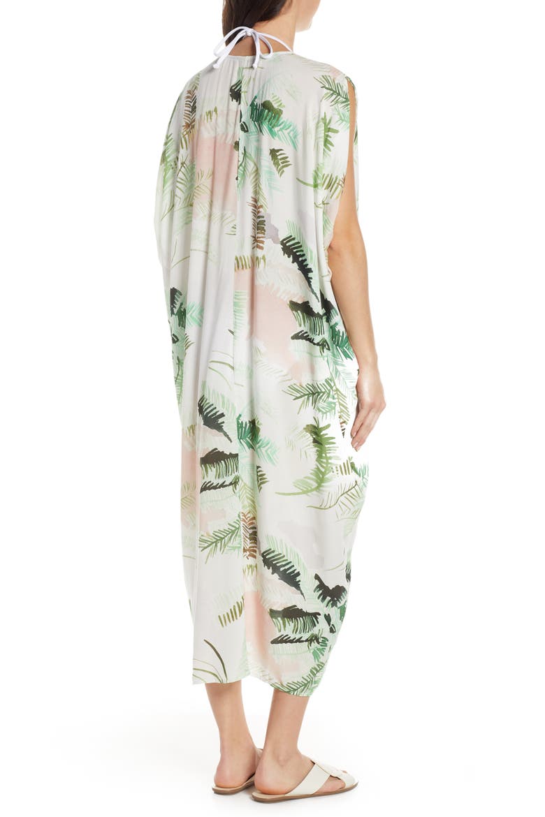 Floral Cover-Up Caftan, Alternate, color, MARAU