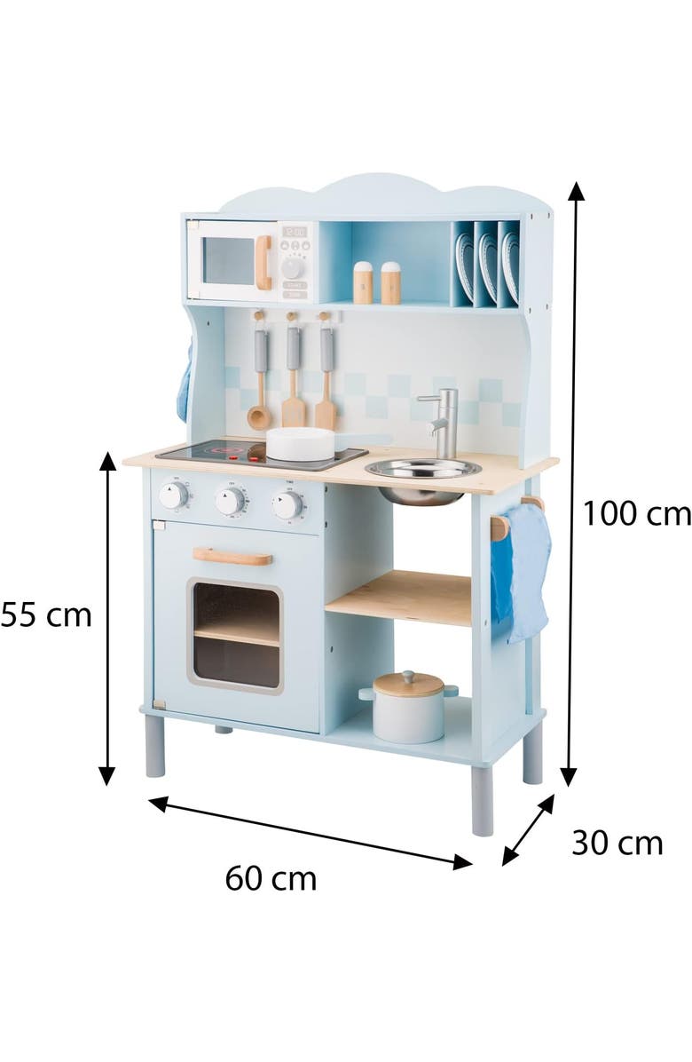 NEW CLASSIC TOYS Kitchenette Modern Electric Cooking, Alternate, color, Blue