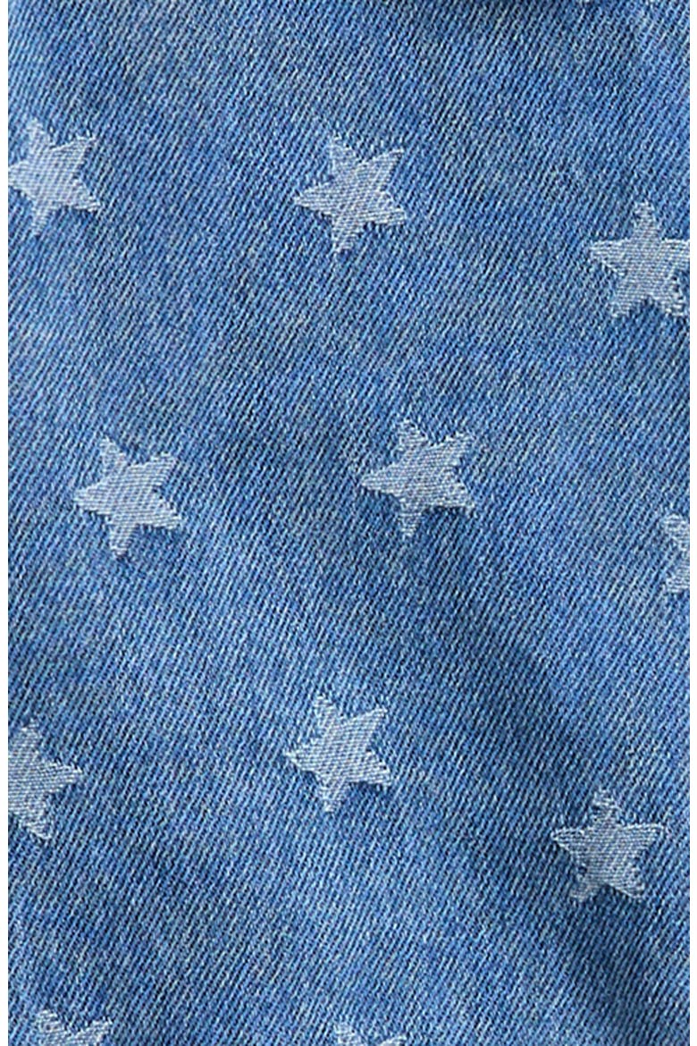 Kids' Star Print Denim Jacket, Alternate, color, BLUE