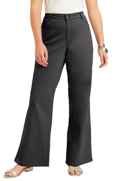 Curvie Fit Wide-Leg Jeans (Plus)