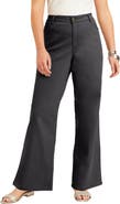 June + Vie Curvie Fit Wide Leg Jeans