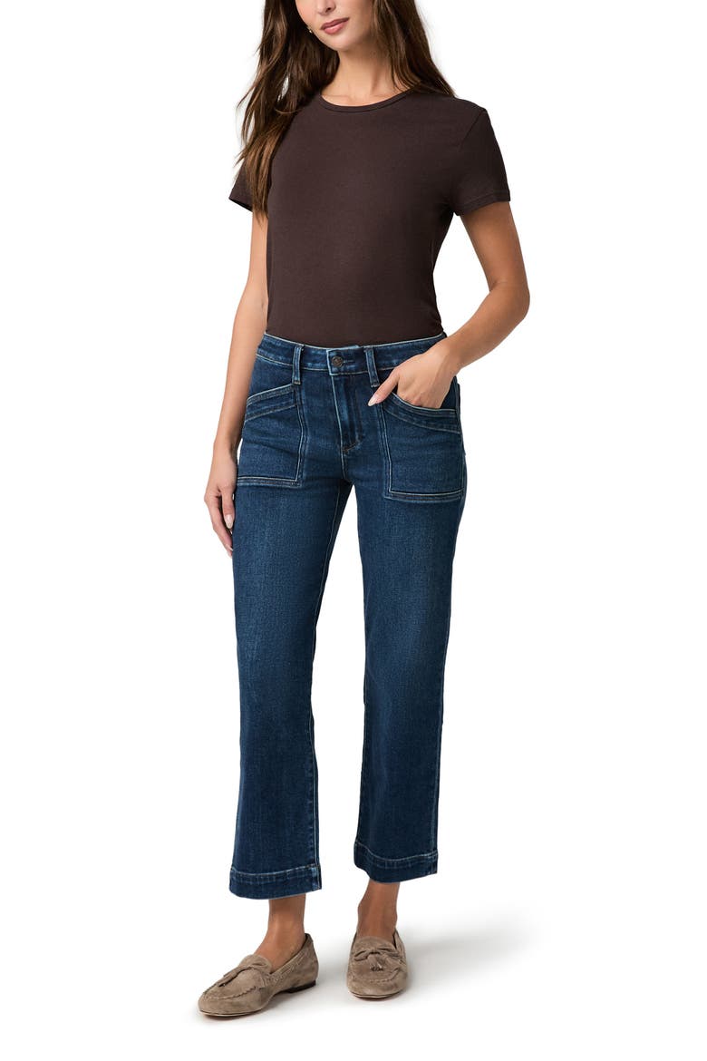 Quincy High Waist Ankle Straight Leg Jeans, Alternate, color, SCUSA