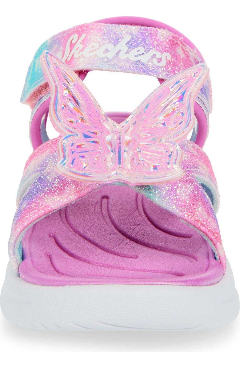 SKECHERS Kids' Jumpsters Light-Up Sandal, Alternate, color, Pink Multi