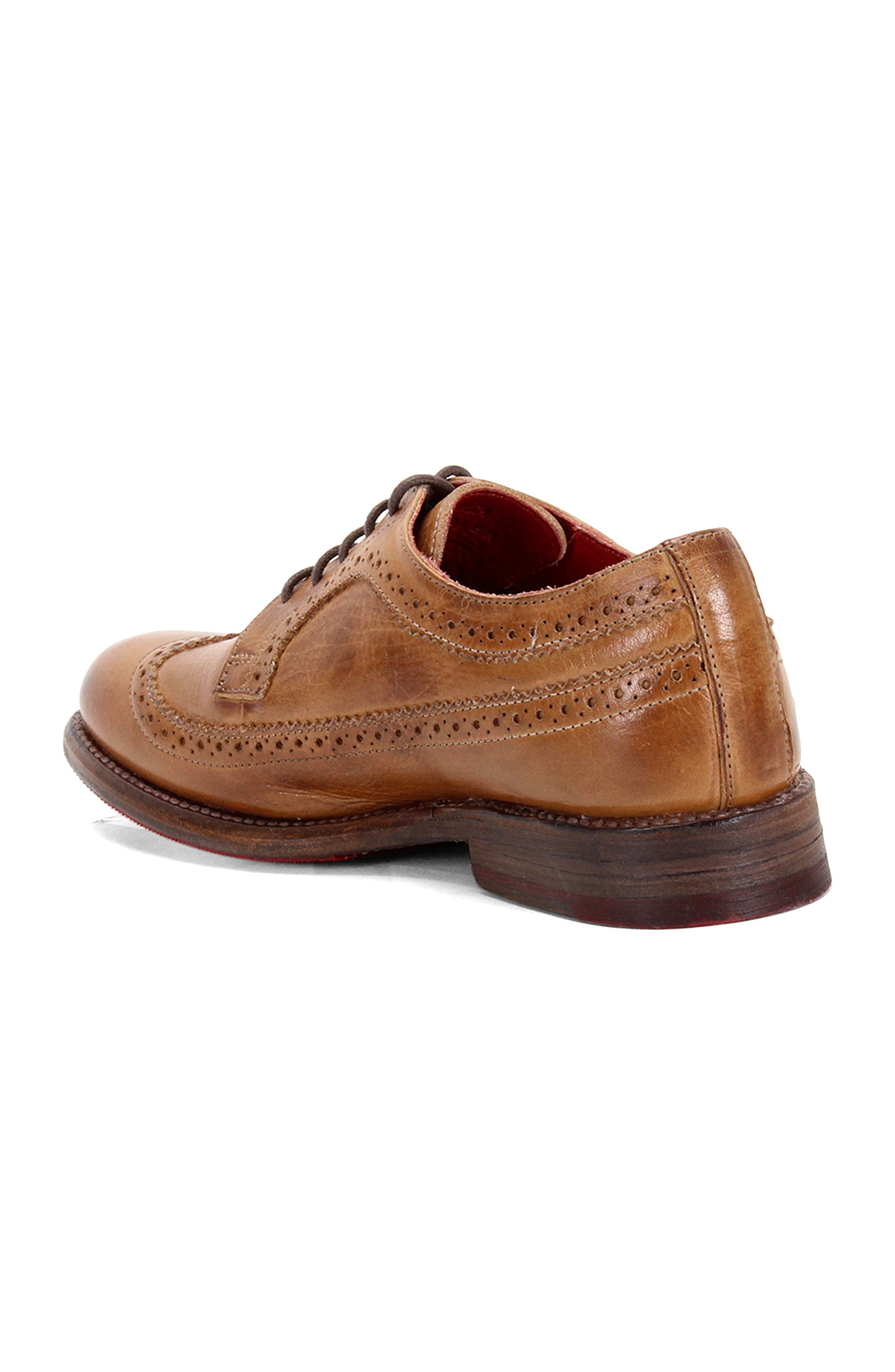 Bed Stu Lita K II Wingtip Oxford, Alternate, color, Tan Rustic White Bfs