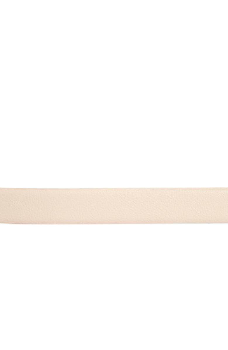 Vince Camuto Sculptural Buckle Belt, Alternate, color, Cream
