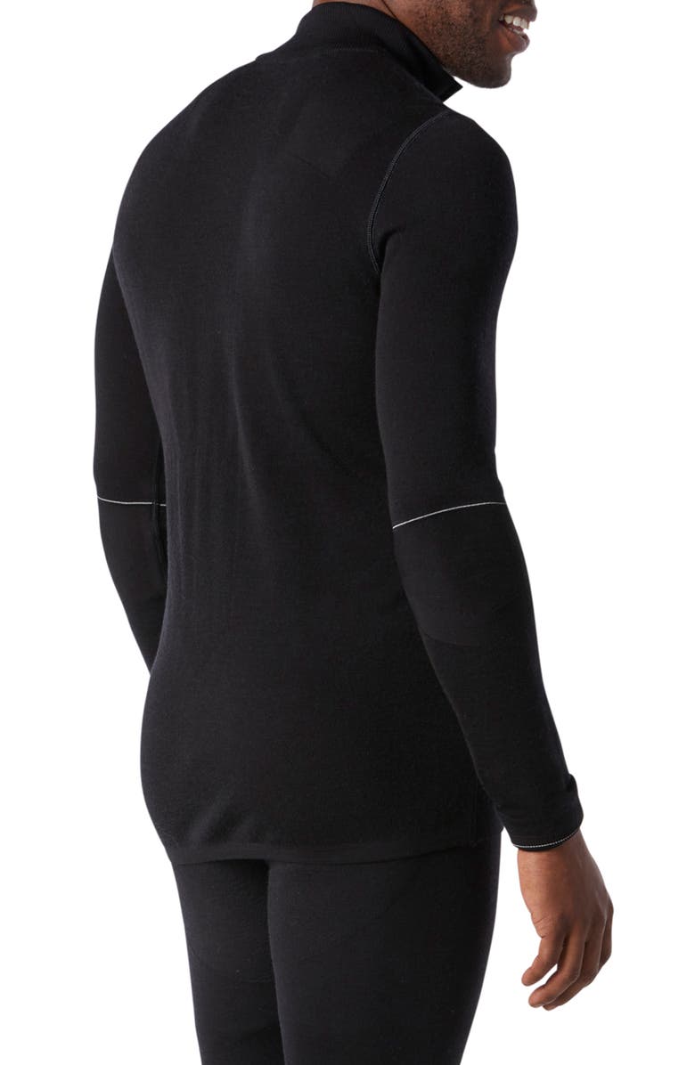 Smartwool Alpine IntraKnit Quarter Zip Pullover, Alternate, color, Black