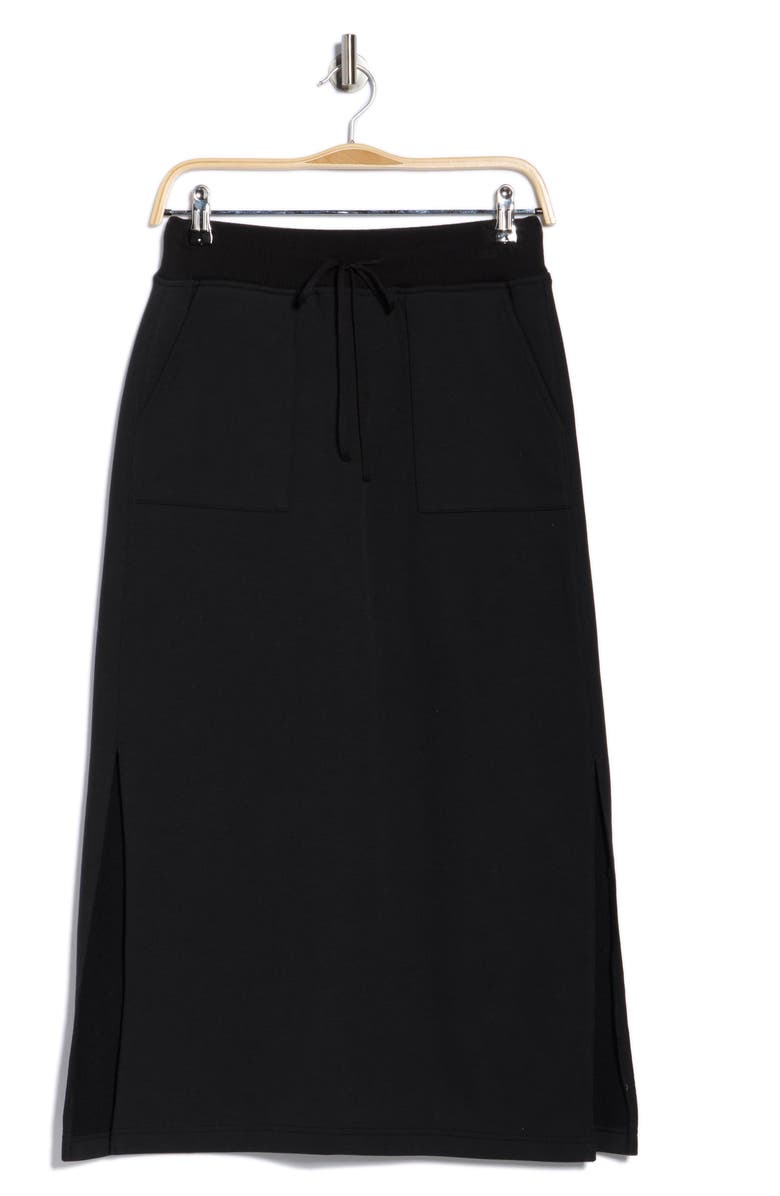 Splendid Sweater Mix Skirt, Alternate, color, Black
