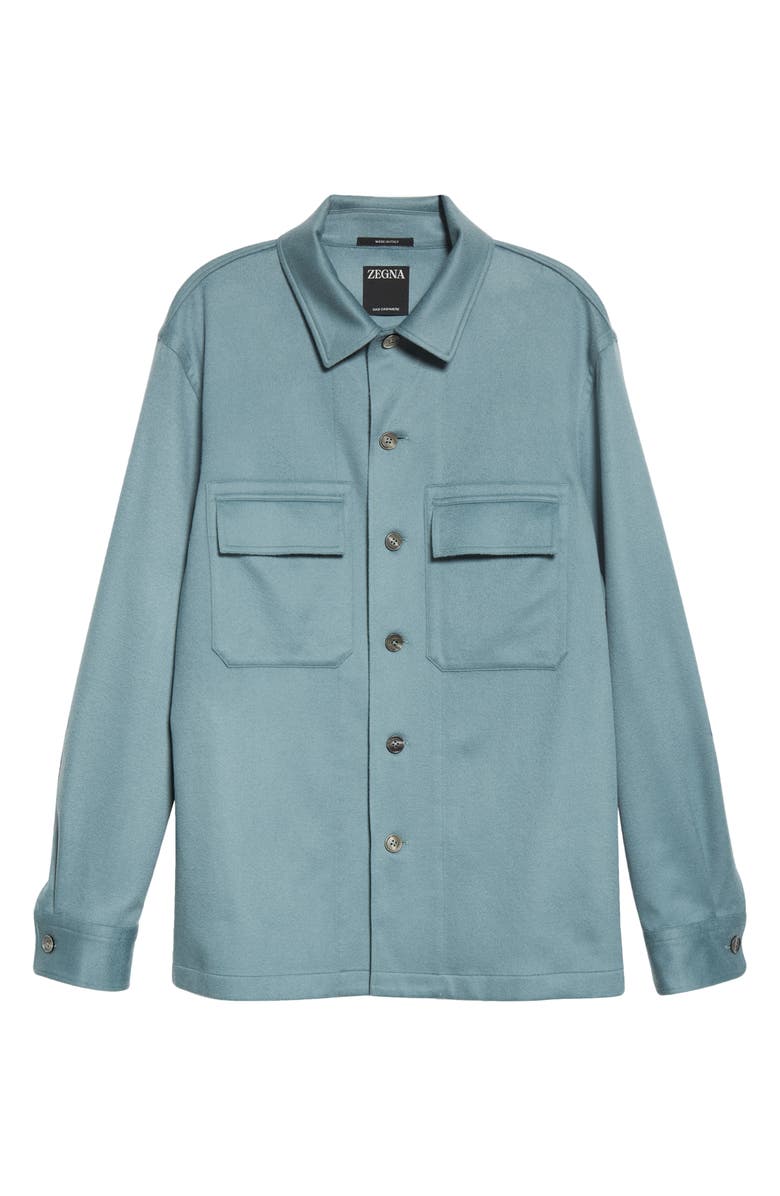 ZEGNA Oversize Oasi Cashmere Overshirt, Alternate, color,