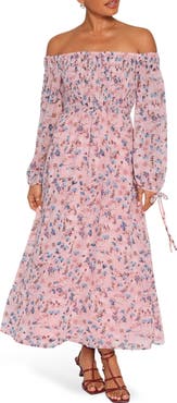 Petal & Pup Harlon Off-the-Shoulder Maxi Dress