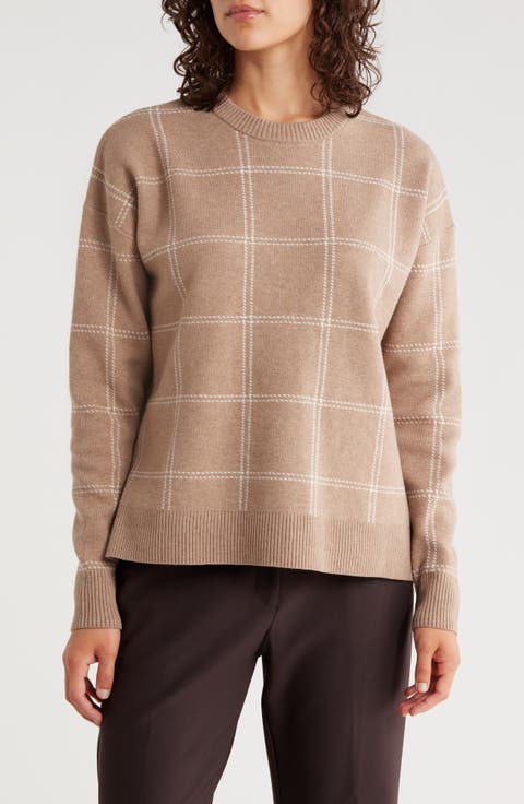 Patterned Crewneck Sweater