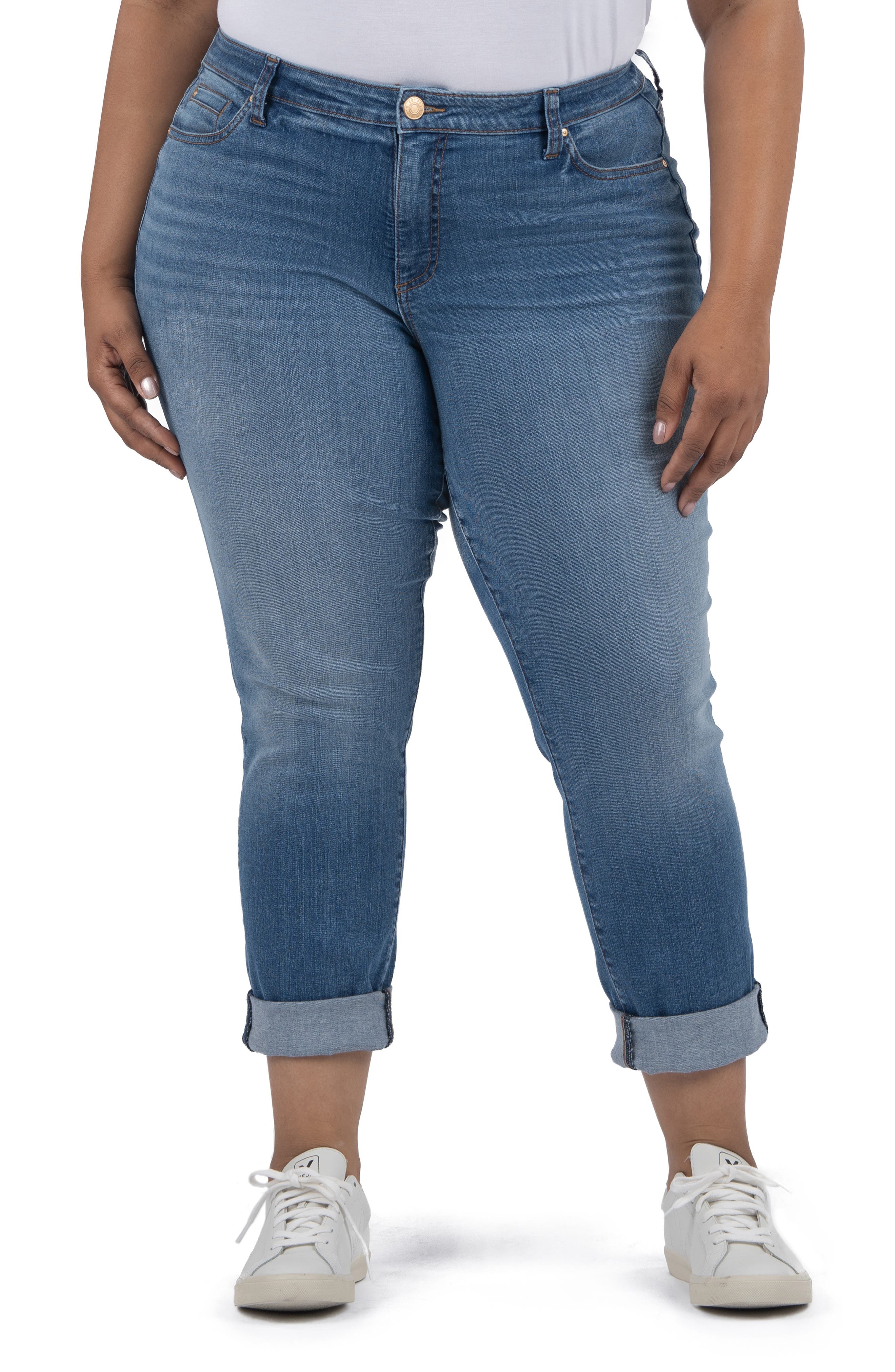 KUT from the Kloth Catherine Mid Rise Boyfriend Jeans