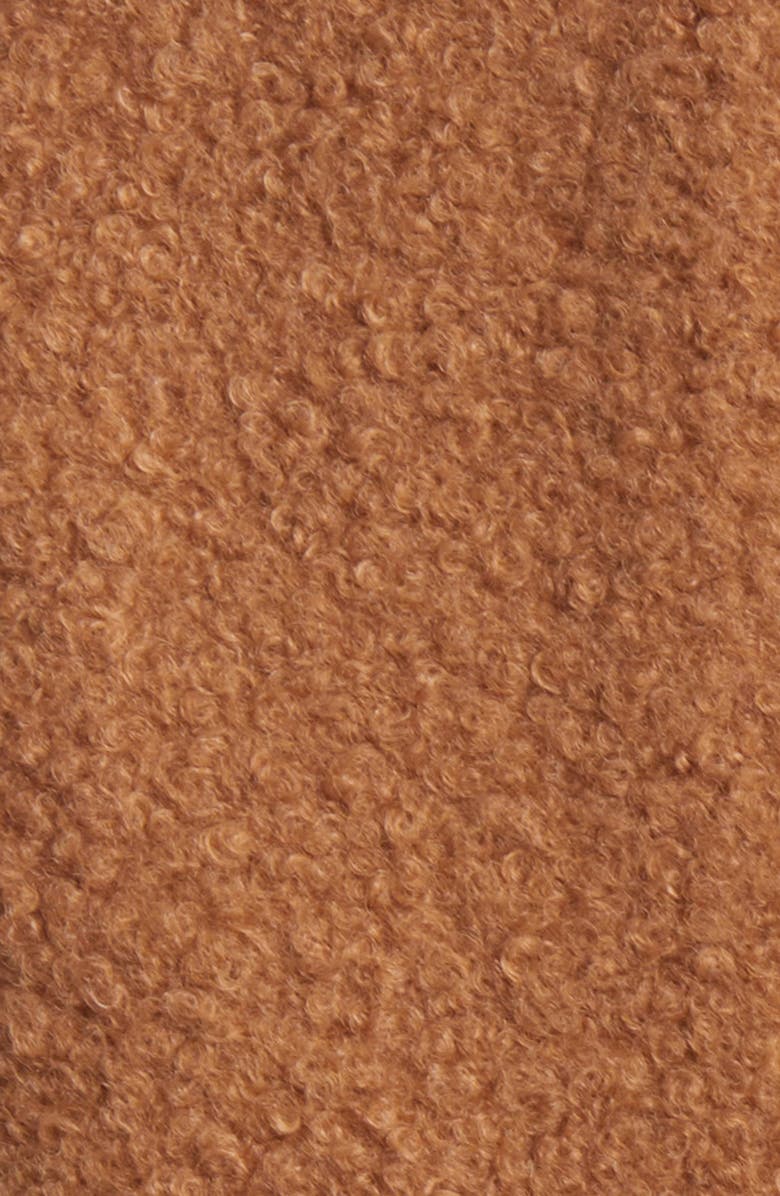 BCBGeneration Double Breasted Bouclé Long Coat, Alternate, color, 