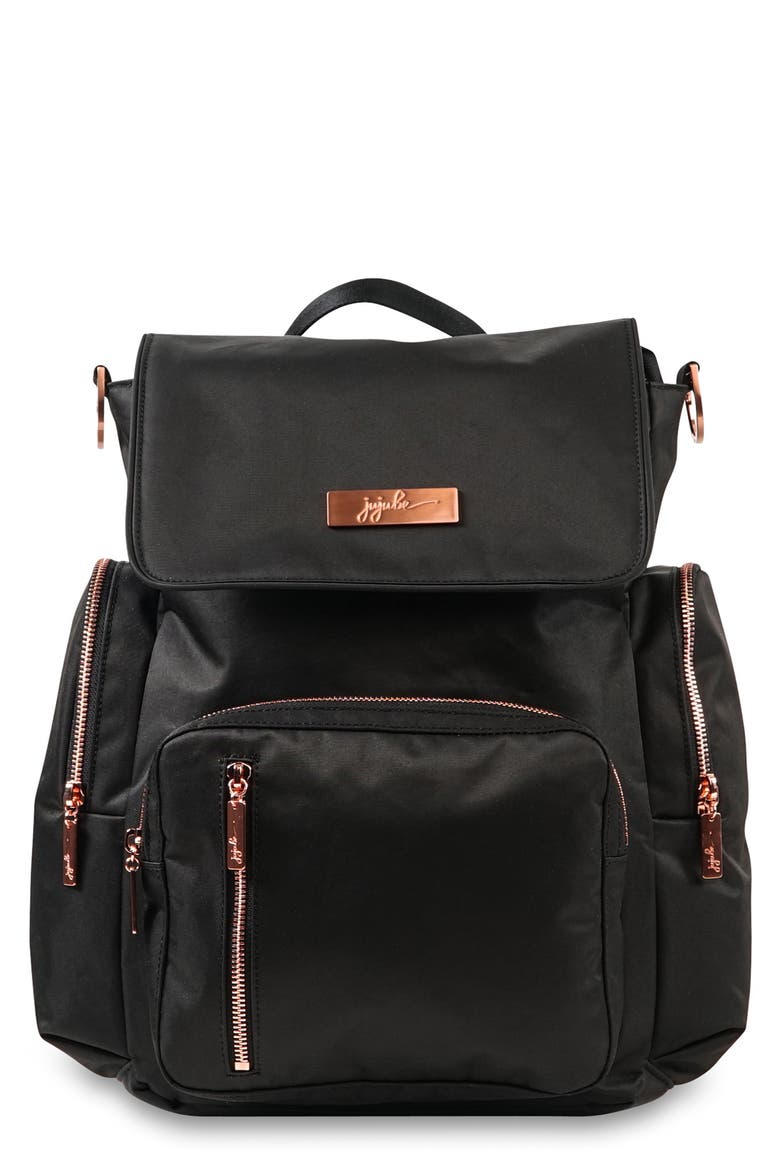 Ju-Ju-Be Onyx Be Sporty Diaper Backpack, Main, color, KNIGHT ROSE