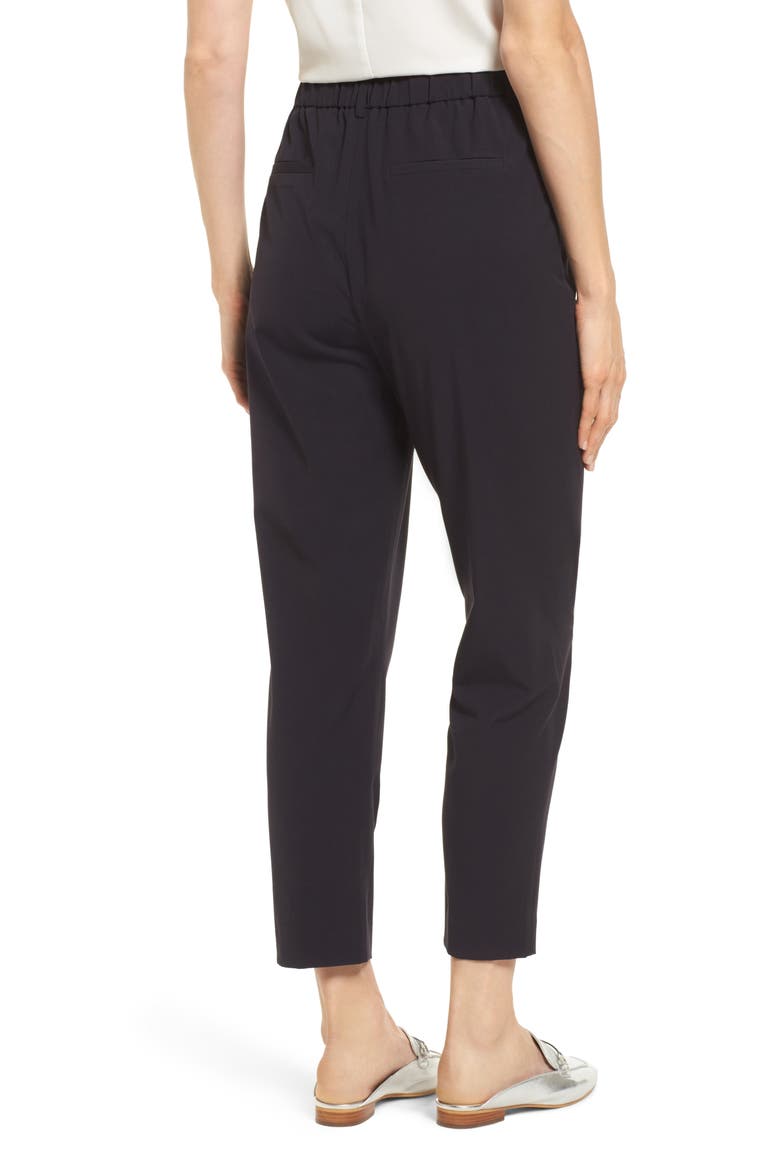 Relaxed Ankle Pants, Alternate, color, NAVY