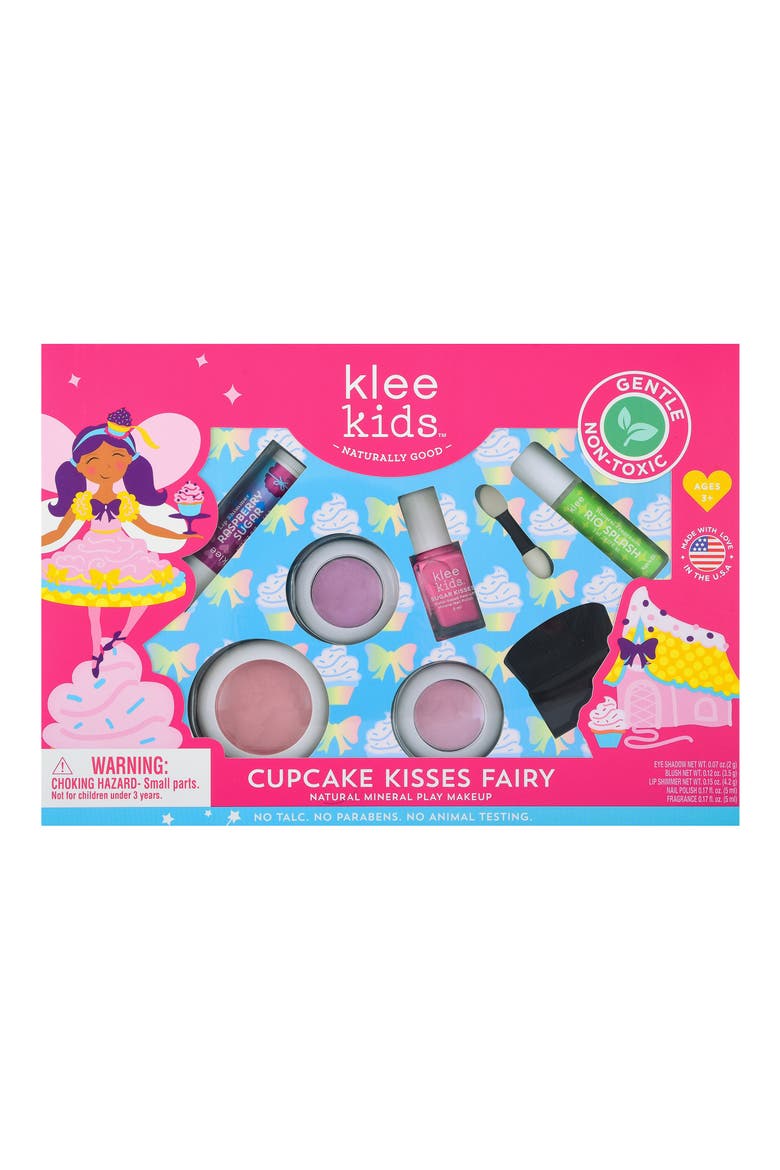 Kids' Cupcake Kisses Mineral Play Makeup Set, Alternate, color, PINK