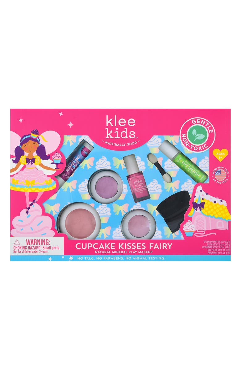 Klee Kids Kids' Cupcake Kisses Mineral Play Makeup Set, Alternate, color, 